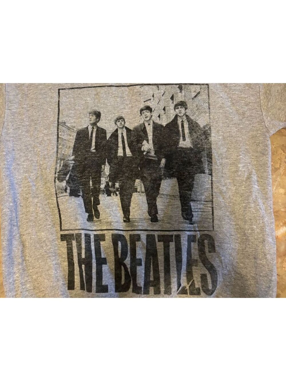 The Beatles Long Sleeve Graphic Tee Size S Y2K